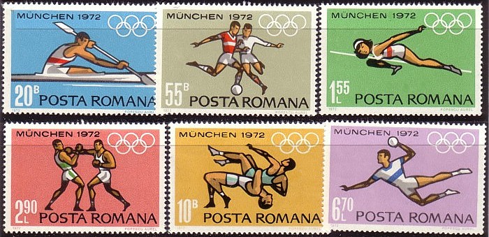 1972 - Preolimpiada Munchen, serie neuzata